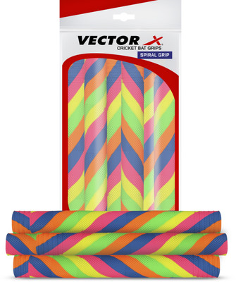 VECTOR X Cricket Bat Grip Handle Spiral Design Extra Tacky Cricket Grip Ultra Tacky(Pack of 6)