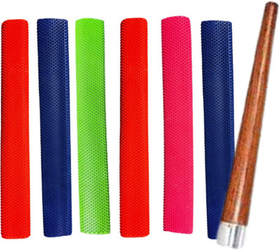 gamers hub HitMan Edition Octopus 6 Multicolor Cricket Bat Grip+1 Wooden Gripper Cone (XR) Suction(Pack of 7) gamers hub HitMan Edition Octopus 6 Multicolor Cricket Bat Grip+1 Wooden Gripper Cone (XR) Suction(Pack of 7)