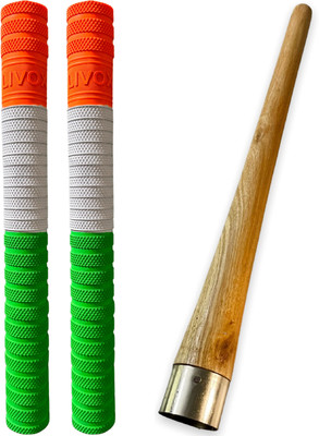 LIVOX Comfortable Fit 2 Bat Grip With 1 Wodden Grip Cone Ultra Tacky(Pack of 3)