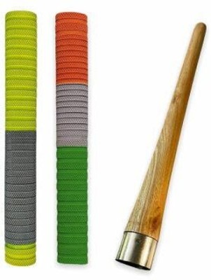 br diamond TIRANGA & GREEN BAT GRIP WITH GRIPPER CONE Dry Feel(Multicolor, Pack of 3)