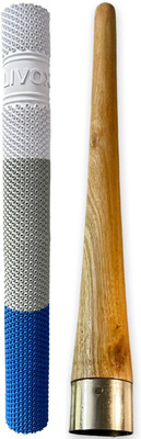 LIVOX Premium Cricket Bat 1 Grips With Wooden Grip Cone for Enhanced Performance Ultra Tacky(Multicolor, Pack of 2)