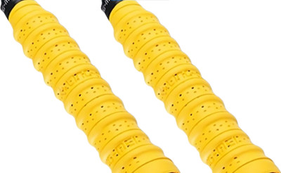 acers Badminton Racket Grip Antiskid Keel Dry Feel(Yellow, Yellow, Pack of 2)