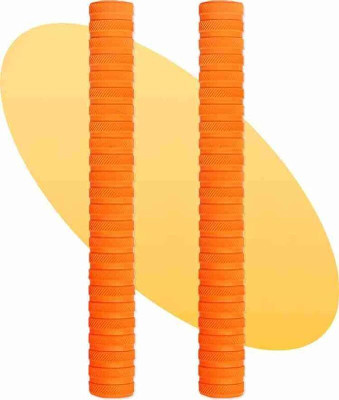 house of common Set OF 2 Cricket Bat Handle Orange Grip, Premium Quality, Extra Tacky(Pack of 2)