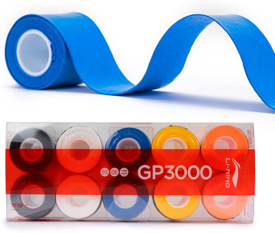 LI-NING GP-3000 Over Grip Ergonomic(Multicolor, Pack of 10)