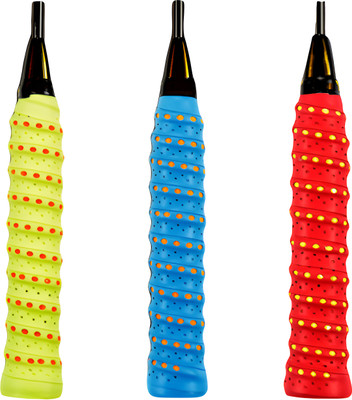 THE MORNING PLAY MOREX Pickleball Paddle FoamLayer Grip Multicolor Anti-Slip Badminton Grip Foam(Multicolor, Pack of 3)