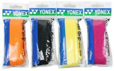 YONEX Ac 402EX Badminton Towel Grip(Multicolor, Pack of 4)
