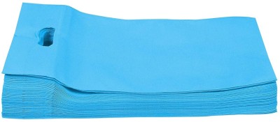 Midon D-Cut Cloth Carry Bag - 14x19 inch ECO-Friendly, Reusable I Traditional Hand Bag Pack of 50 Grocery Bags(Blue)