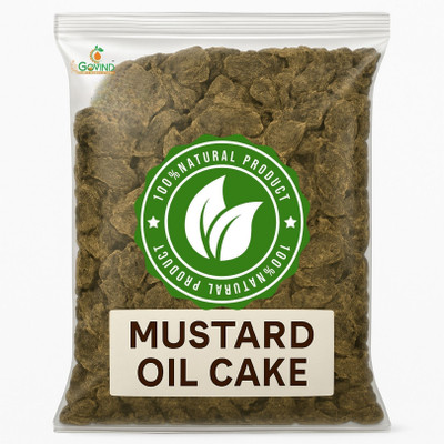 Govind MUSTARD CAKE (SARSO KHALI) Fertilizer Soil Manure Grow Bag