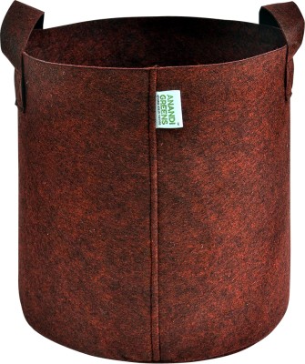 Anandi Greens 12x12 INCH Maroon Color 350 GSM Round Plant Grow Bag