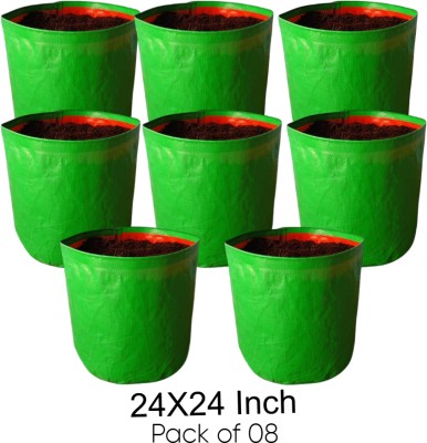 GrowTree Flower Plants Pots 24*24 (Pack of 08) Grow Bag