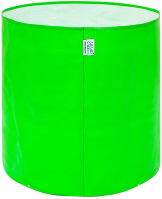 Anandi Greens 24x24 INCH Hdpe Uv Protected 260 GSM Round Green Colour Plants Grow Bag