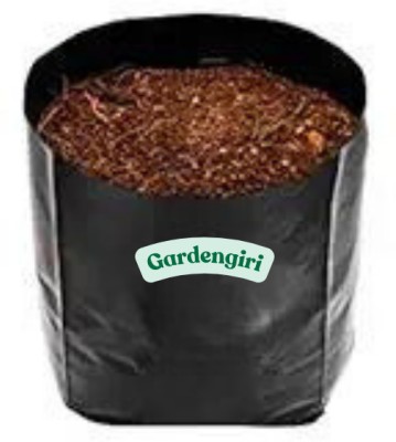 gardengiri UV Protected Bio Degradable Nursery Bags 10 x 10 inch for Seedling/Sapling Grow Bag