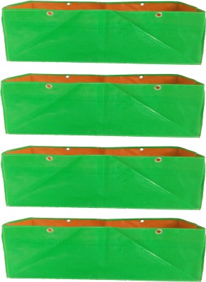 GARDECO 260 GSM HDPE UV Treated Rectangle Type Grow Bags for Vegetable (36x18x12-Inch) Grow Bag