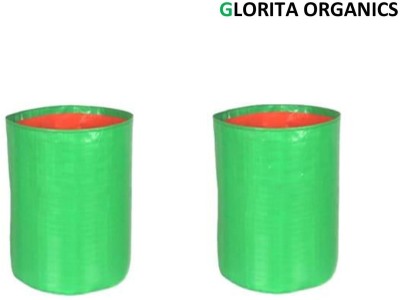 glorita organics HDPE250GSM Grow bags18*18 pack of 02 Grow Bag