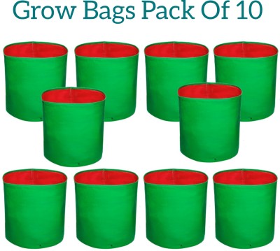 JIRSTAME JIRSTAME 12 x 12 inch, Terrace Gardening, Fruits Planting bags . PACK OF 10 Grow Bag