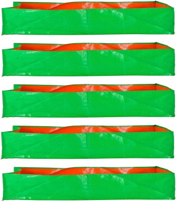 GARDECO 260 GSM HDPE UV Treated Rectangle Type (24x12x6-Inch) - Pack of 5 Grow Bag