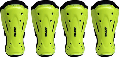 BOLDUP Football Shin Guard with Adjustable Velcro Strap Football Shin Guard(Yellow)