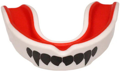 IKL Store Fangs Print Mouth Guard for Karate and other sports | Mouth Guard(Red, White)
