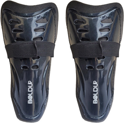 BOLDUP Football Shin Guards for Boys & Kids Football Shin Guard(Black)