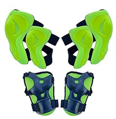 prikli Knee guard,Elbow guard and Gloves for Cycling/ Skating Guard Skating Guard Combo Skating Guard Combo(Green)