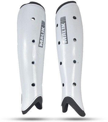 MALIK ANATOMIC PROTECTIVE HOCKEY SHINGUARD Hockey Shin Guard(White)