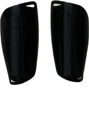 EmmEmm Finest Black Left Right Free Size Slip On Football Shin Guard(Black)
