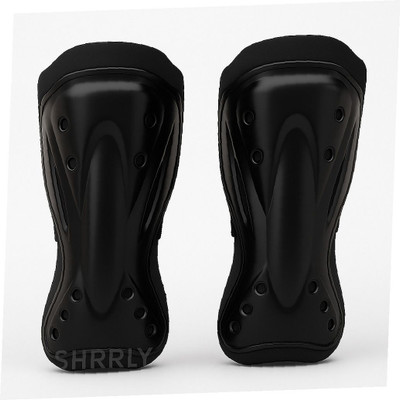 BOLDUP TITLY style Treandy football shinguard for 15+ Boys And Girls Black Football Shin Guard(Black)