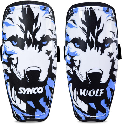 SYNCO Wolf Football Shin Guard | Protective Gear with EVA Foam for Football Matches | Football Shin Guard