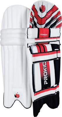 Prokick Pioneer Cricket Guard Combo(White, Red)