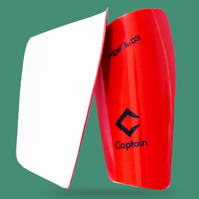 CAPTAIN HEMRA09 SOCCER SHINGUARDS Football Shin Guard(Red)