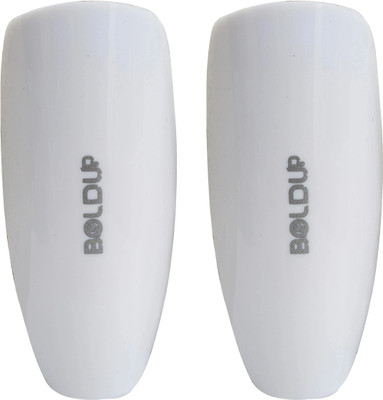 BOLDUP Shinguard for Footbal Shinguard for Boys Kids| SMALL ONE PAIR Football Shin Guard(White)