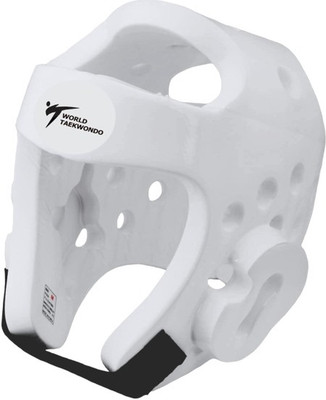 lewon international Taekwondo WT Imported Head Guard Karate Martial Arts Helmet Large Size Boxing Head Guard(White)