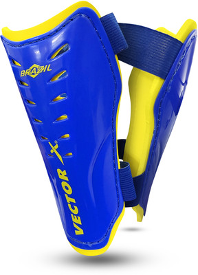VECTOR X BRAZIL Football Shin Guard(Yellow, Blue)