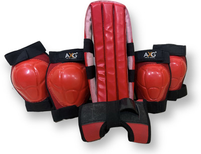 AXG NEW GOAL Unique design Quintessential Durable & Stylish Protective Kit for Cycling/ Skating Guard Combo(Red)