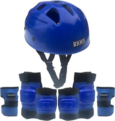 Rioff Protective Skating Guard Set (Blue) (Small) 5 To 8 Years Skating Guard Combo