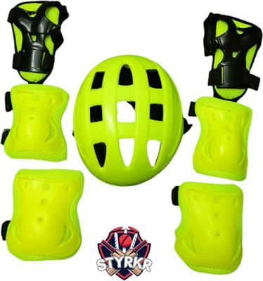 STYRKR Skating Kit for Kids (6-12 Years) |Cycling Safety Kit| Knee, Elbow_MK-79 Skating Guard Combo