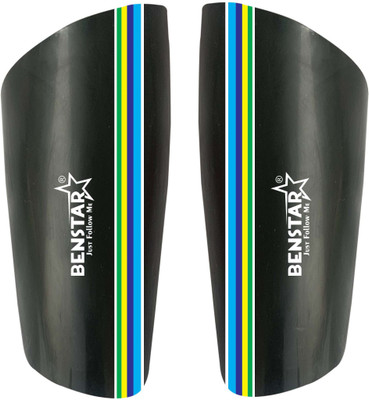 Benstar Classic Football Shin Guard/Safety Guard/Hard Protective Shell Shinguards(Black) Football Shin Guard(Black)