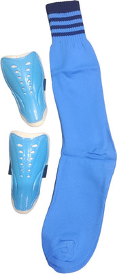 BAAZ SKY BLUE COMBO FOOTBALL GUARD Football Shin Guard(Blue)