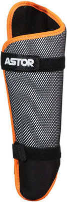 Astor Anatomix Mesh Field Hockey ShinGuards (PAIR) Hockey Shin Guard(Black, Orange)
