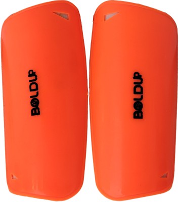 BOLDUP Shinguards for classic football, safety guards, and hard protective shells Football Shin Guard(Orange)