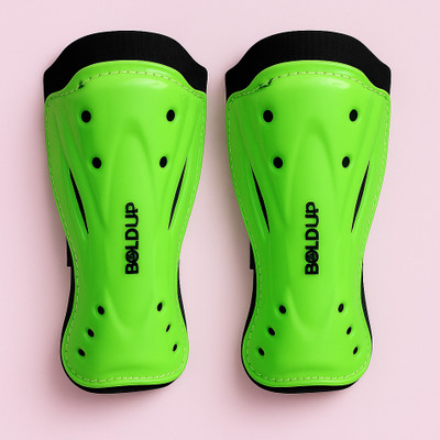 BOLDUP TITLY style New football shinguard for 15+ Boys And Girls darkgreenOld Football Shin Guard(Green)