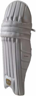 Aksports AK PLATINUM Batting Legguard/Pads White 27 Inch Mens (Right Hand) Cricket Guard Combo(White)