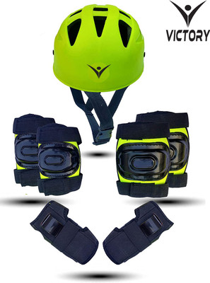 VICTORY Protective Set for Skateboard ,Skating Scooter ,Cycling Age 3 to 7 Year Small Skating Kit