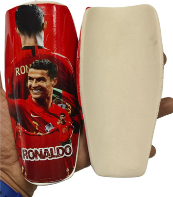 MORDAN SPORTS Ronaldo Printed Sing Gard Football Shin Guard(Multicolor)