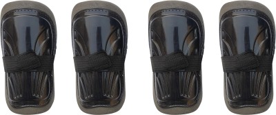 teestribe COMBO SHIN GUARD FOR MEN AND WOMEN (BLACK DADDU) Football Shin Guard(Black)