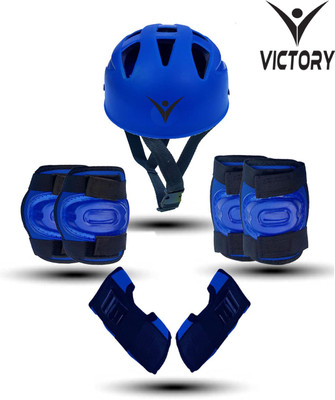 VICTORY Protective Set for Skateboard ,Skating Scooter ,Cycling Age 7 to 10 year Skating Guard Combo