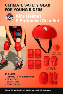 STYRKR NewSkating Kit for Kids (5-12 Years) |Cycling Safety Kit| Knee, Elbow, Skating Kit