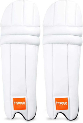 STYRKR Batting Cricket leg Guard Combo Cricket Guard Combo(White)