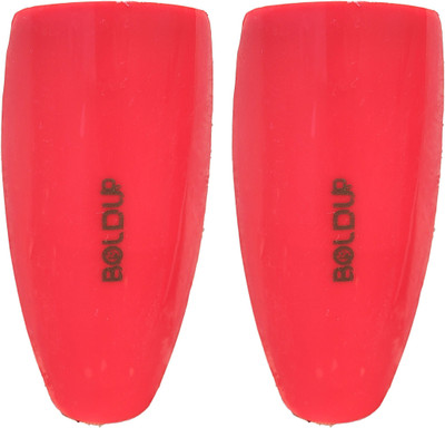 BOLDUP Plastic Shin Guards for Adults Football Games Matche Training Football Shin Guard(Red)