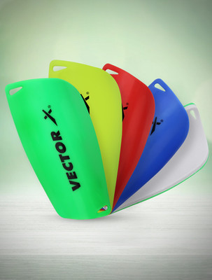 VECTOR X Invader Shin Guard in Assorted Colours Pack of 4 Football Shin Guard